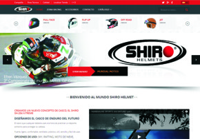 Web de la compañia SHIRO HELMETS S.A.
